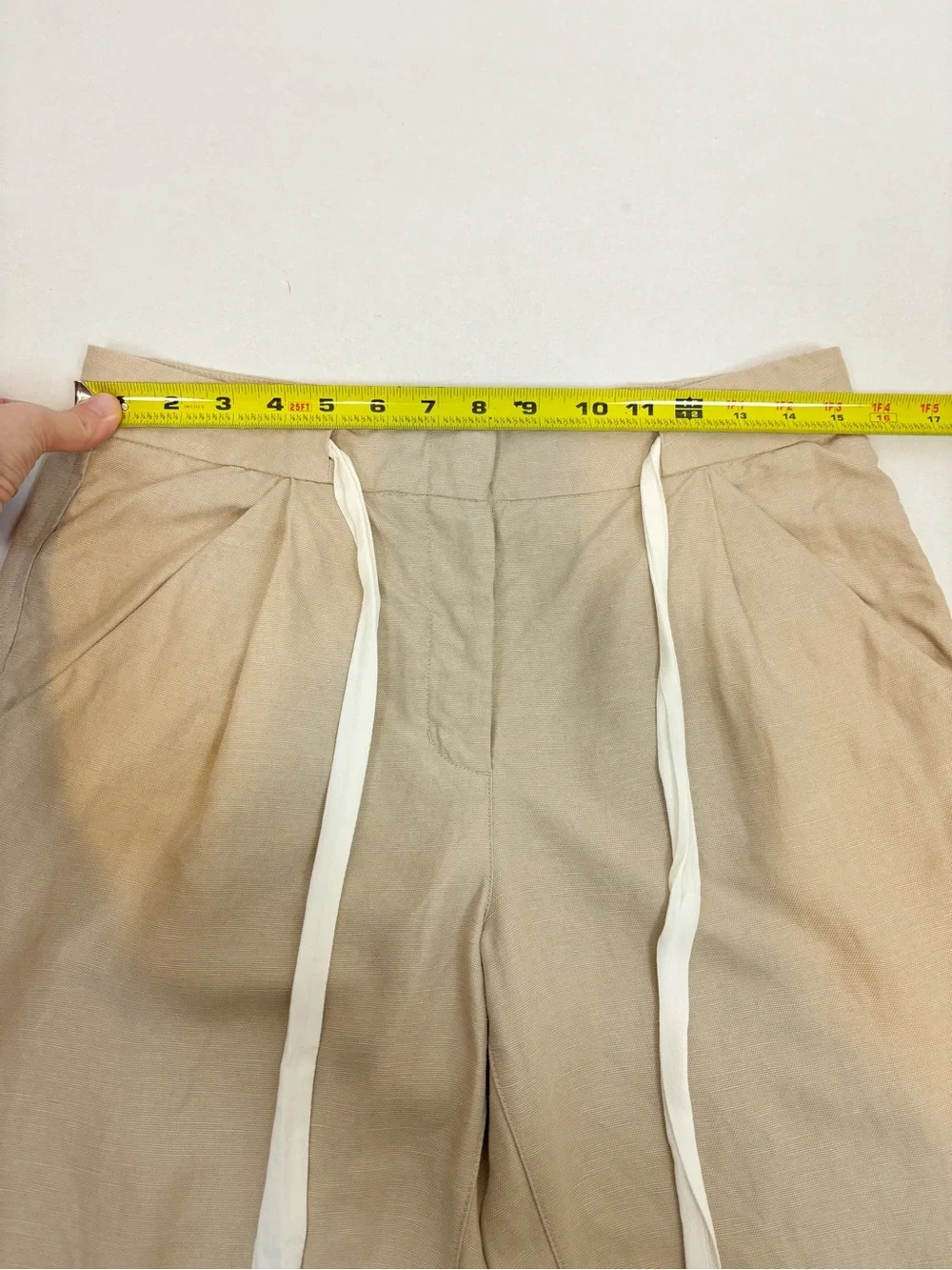 Aritzia Wilfred Allant Cropped Linen Pant Size 2